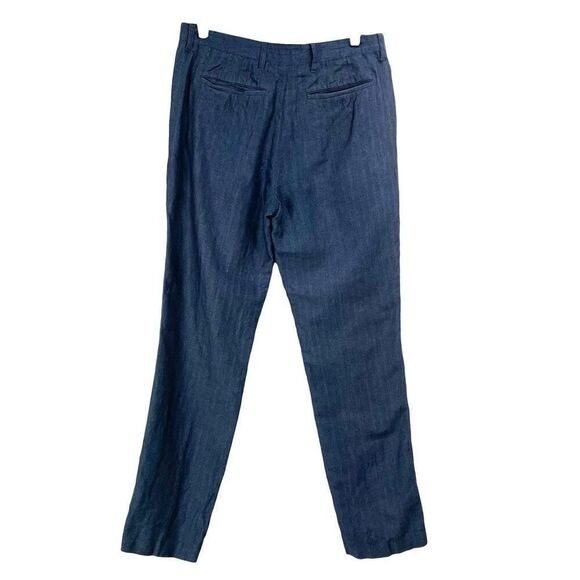Ted Baker Brektro linen blend pants Size‎ 32R navy blue - Picture 10 of 11